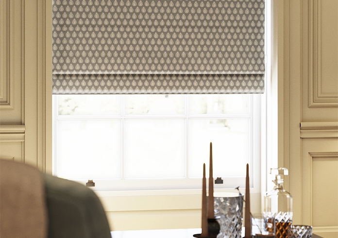Emily Bond Jaipur, Smoke - Twist&Fit Roman Blind - Image 5